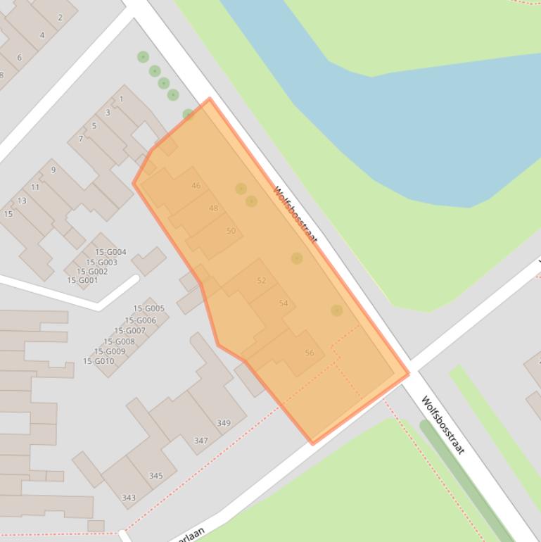 Kaart van postcodegebied 7906NS.