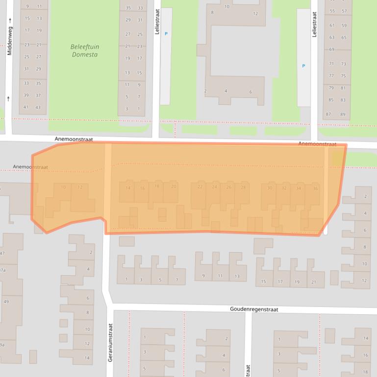 Kaart van postcodegebied 7906PE.