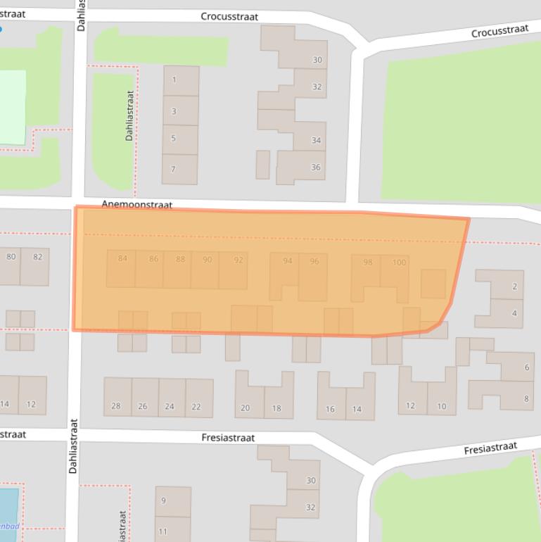 Kaart van postcodegebied 7906PH.