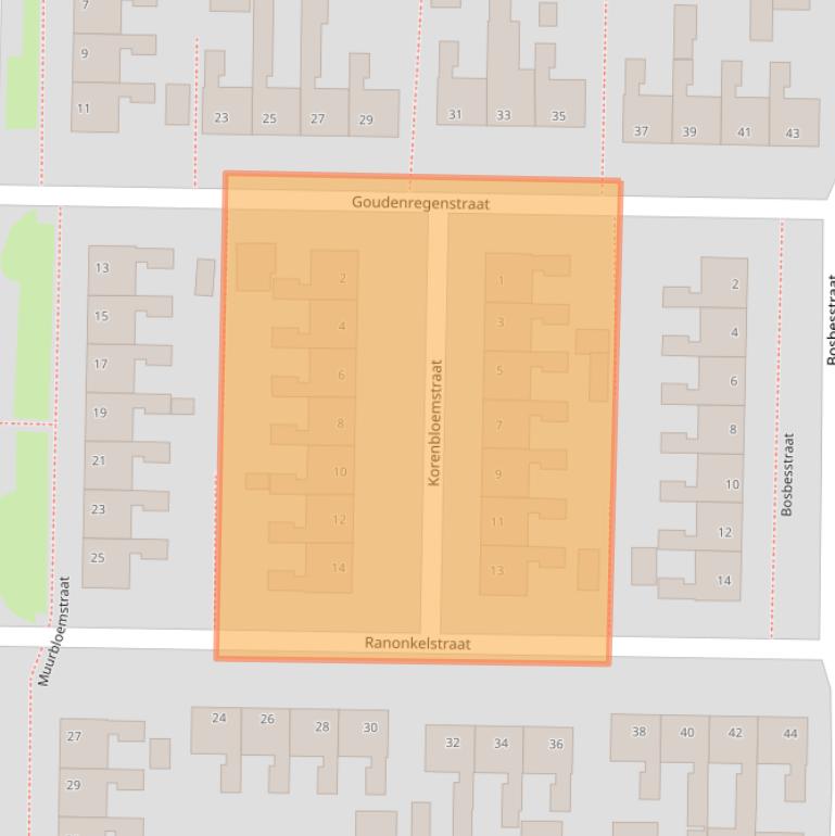 Kaart van postcodegebied 7906PN.