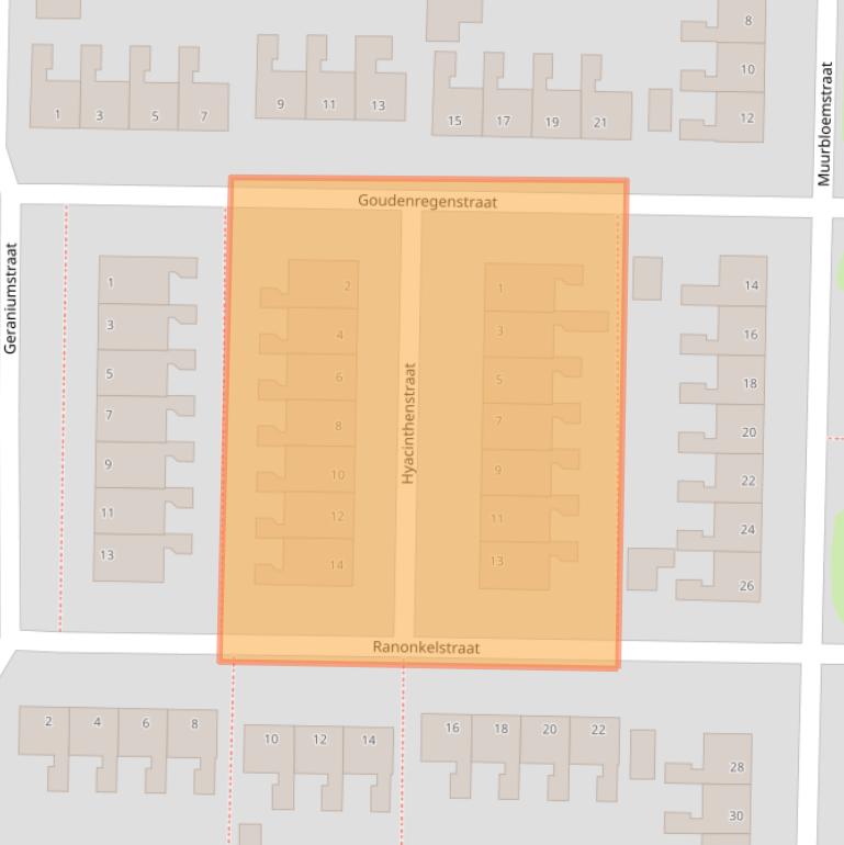 Kaart van postcodegebied 7906PP.