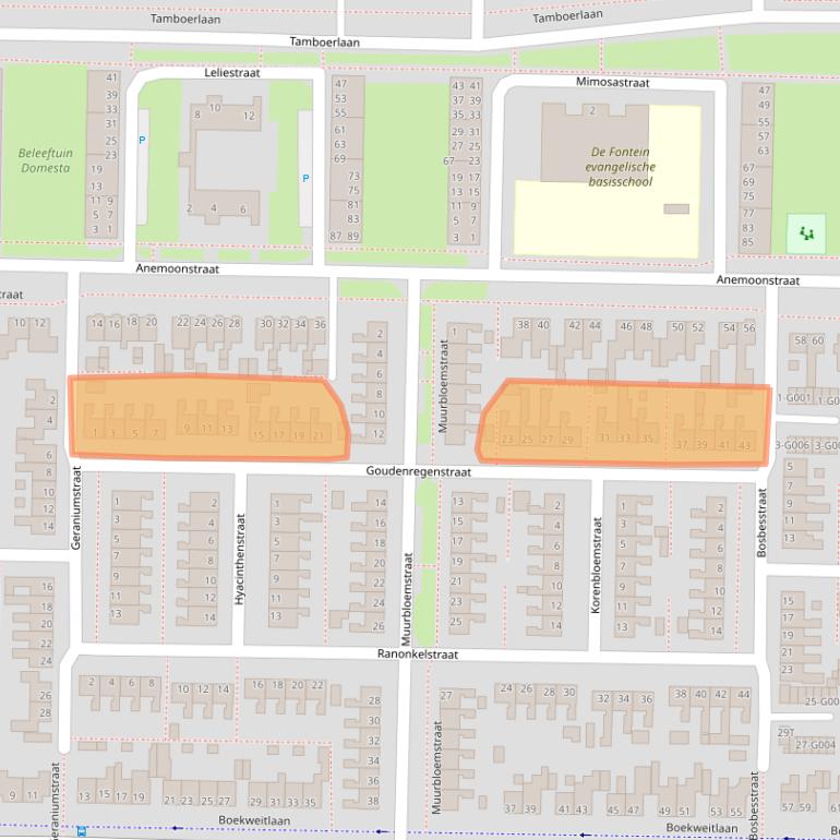 Kaart van postcodegebied 7906PR.