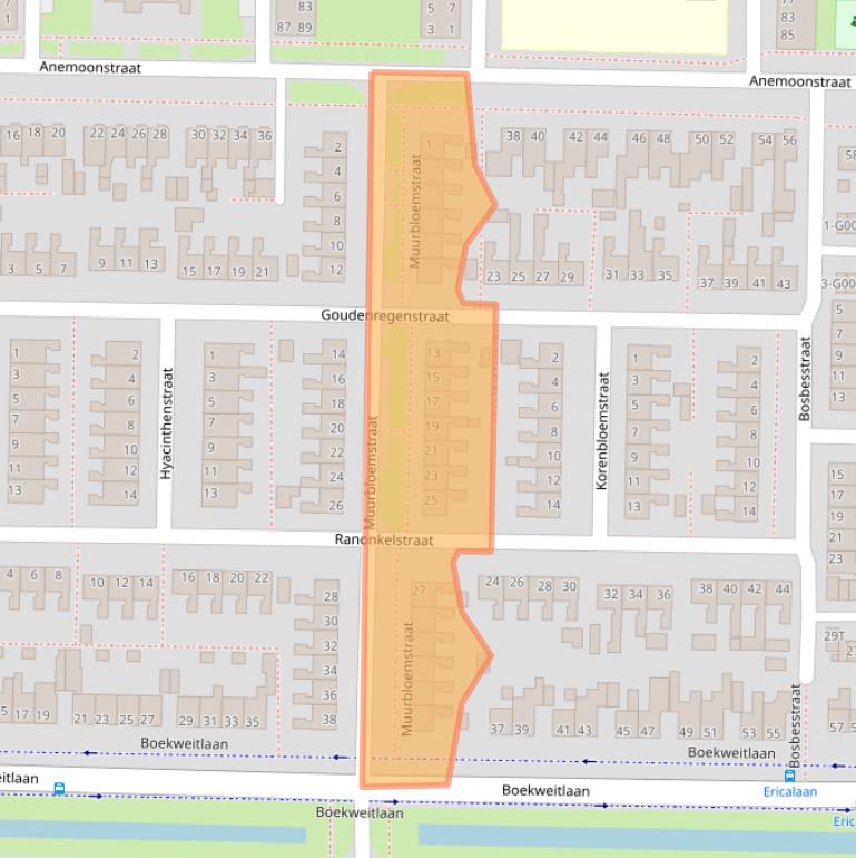 Kaart van postcodegebied 7906PS.