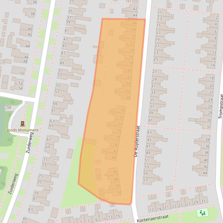 Kaart van postcodegebied 7907AL.