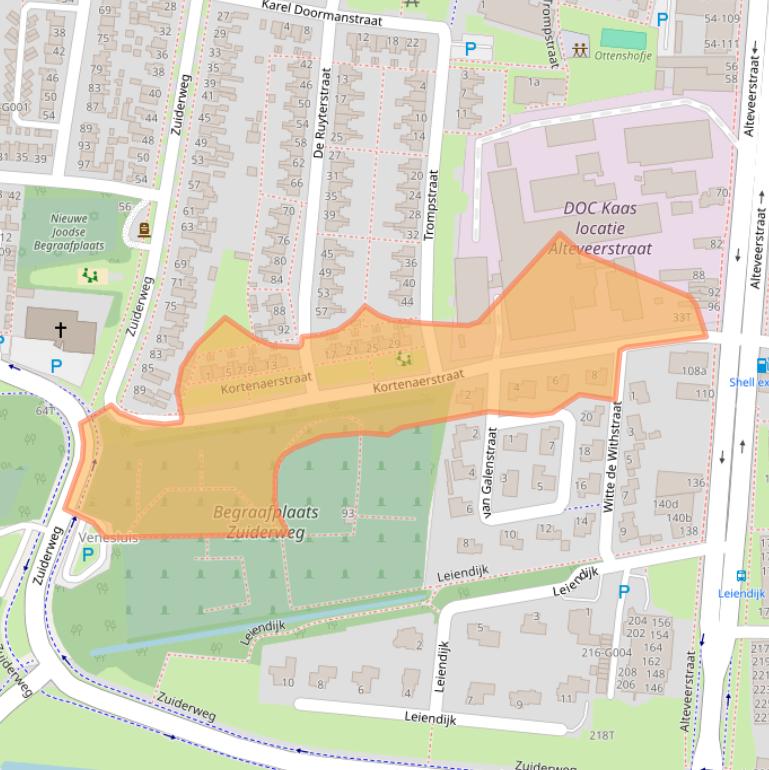 Kaart van postcodegebied 7907AM.