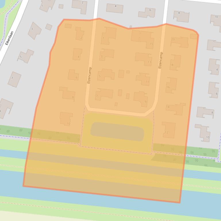 Kaart van postcodegebied 7907AZ.