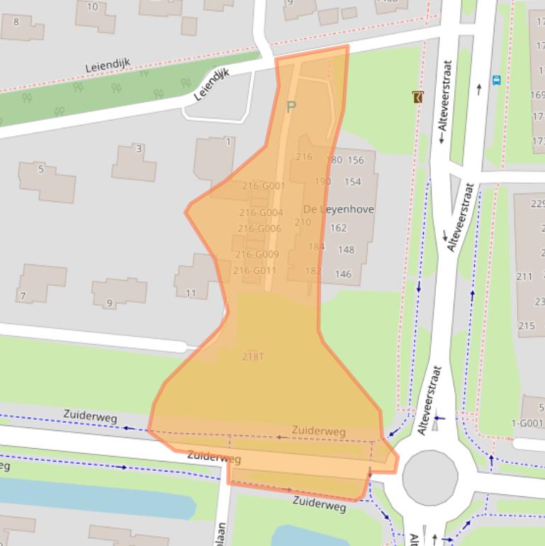 Kaart van postcodegebied 7907BH.