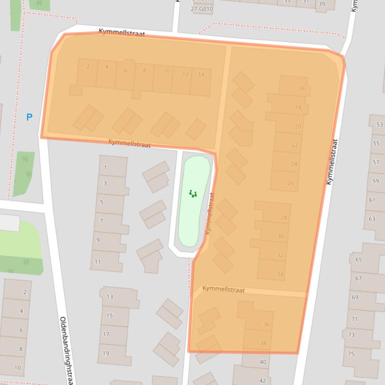 Kaart van postcodegebied 7907CR.