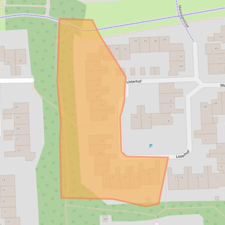 Kaart van postcodegebied 7908AS.