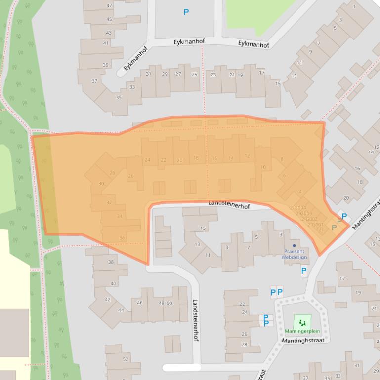 Kaart van postcodegebied 7908BB.