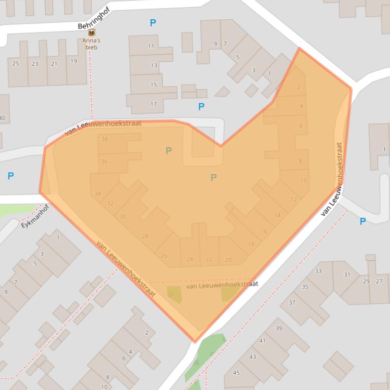 Kaart van postcodegebied 7908BK.