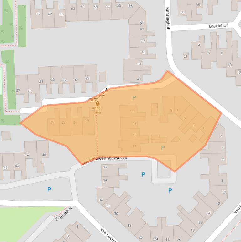 Kaart van postcodegebied 7908BS.