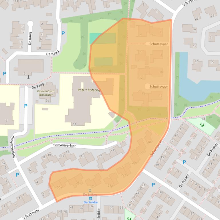 Kaart van postcodegebied 7908DA.