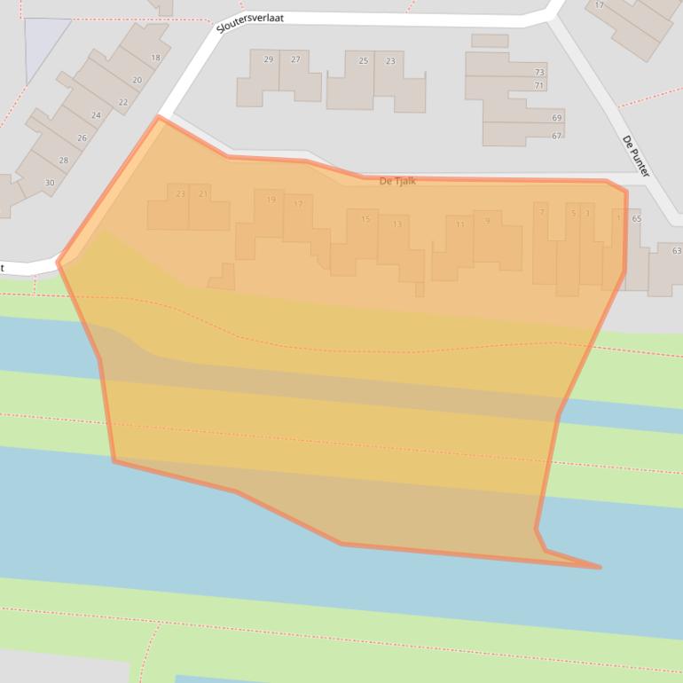 Kaart van postcodegebied 7908DS.