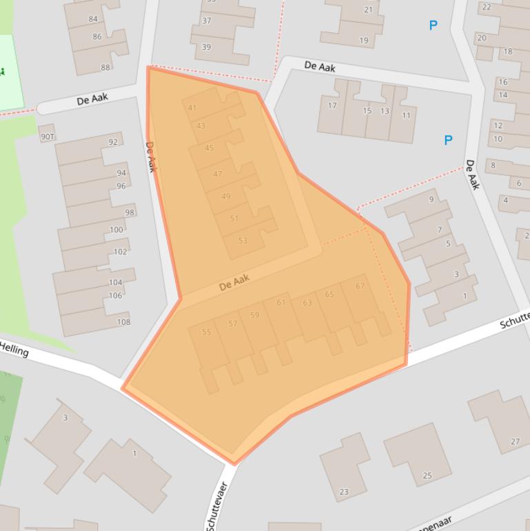 Kaart van postcodegebied 7908EM.