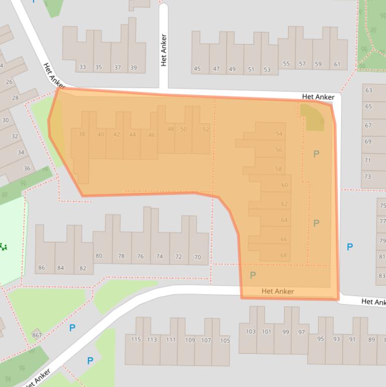Kaart van postcodegebied 7908GH.