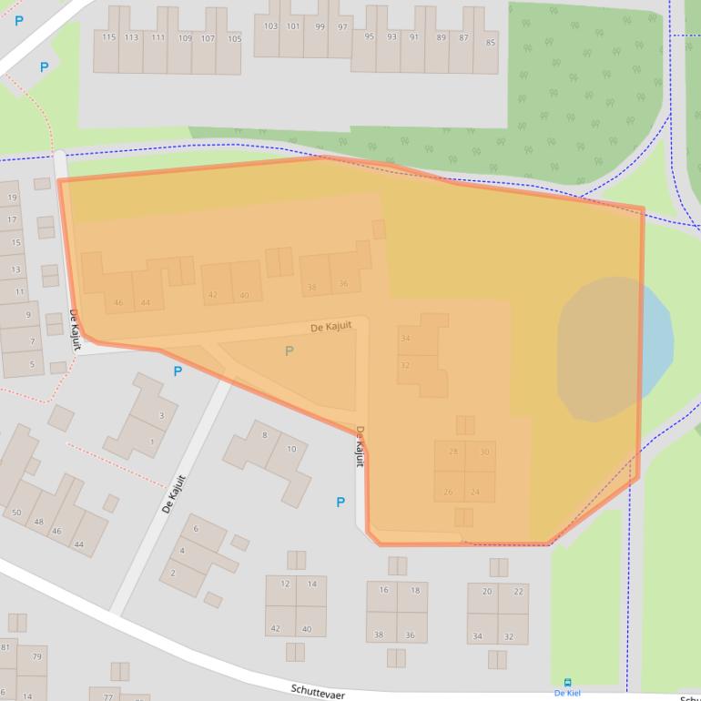 Kaart van postcodegebied 7908GR.