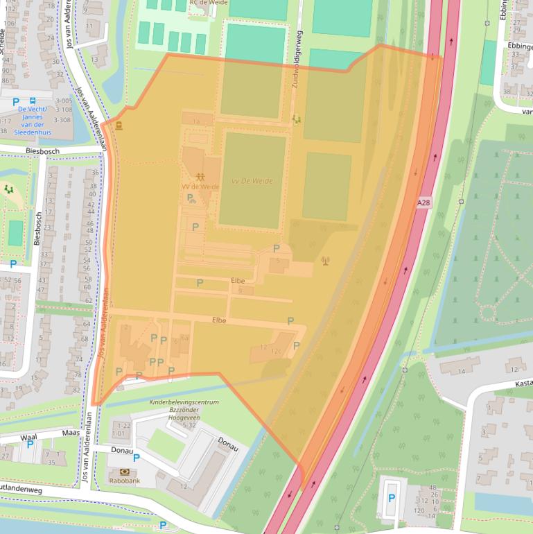 Kaart van postcodegebied 7908HB.