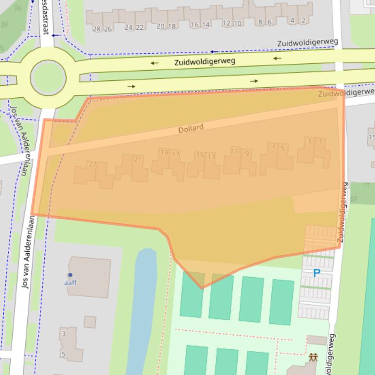 Kaart van postcodegebied 7908HE.