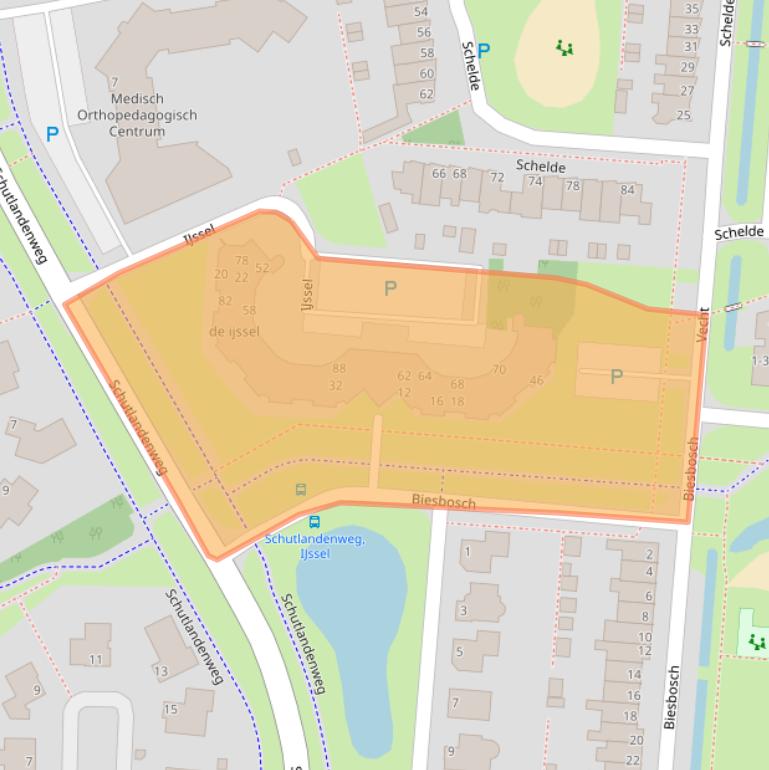 Kaart van postcodegebied 7908HN.