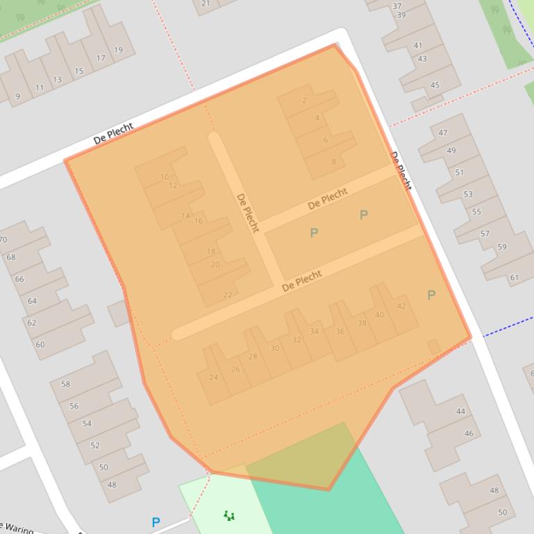 Kaart van postcodegebied 7908KA.