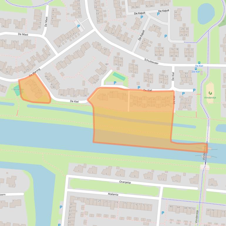 Kaart van postcodegebied 7908LC.