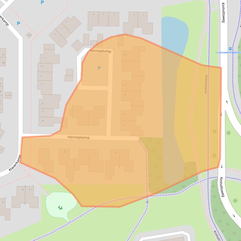 Kaart van postcodegebied 7908MG.