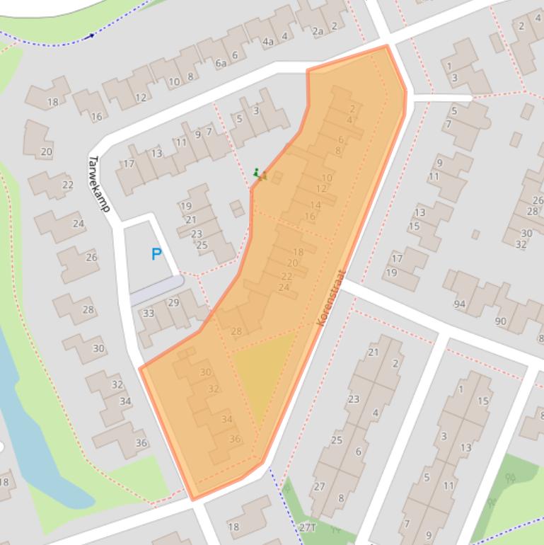 Kaart van postcodegebied 7908MT.