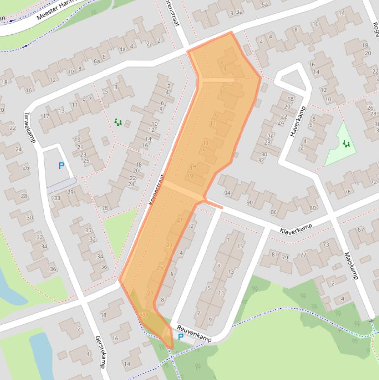 Kaart van postcodegebied 7908MV.