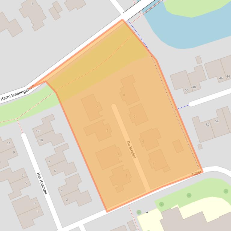 Kaart van postcodegebied 7908PD.