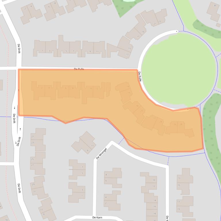 Kaart van postcodegebied 7908RK.