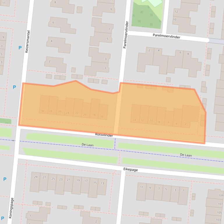 Kaart van postcodegebied 7908VN.