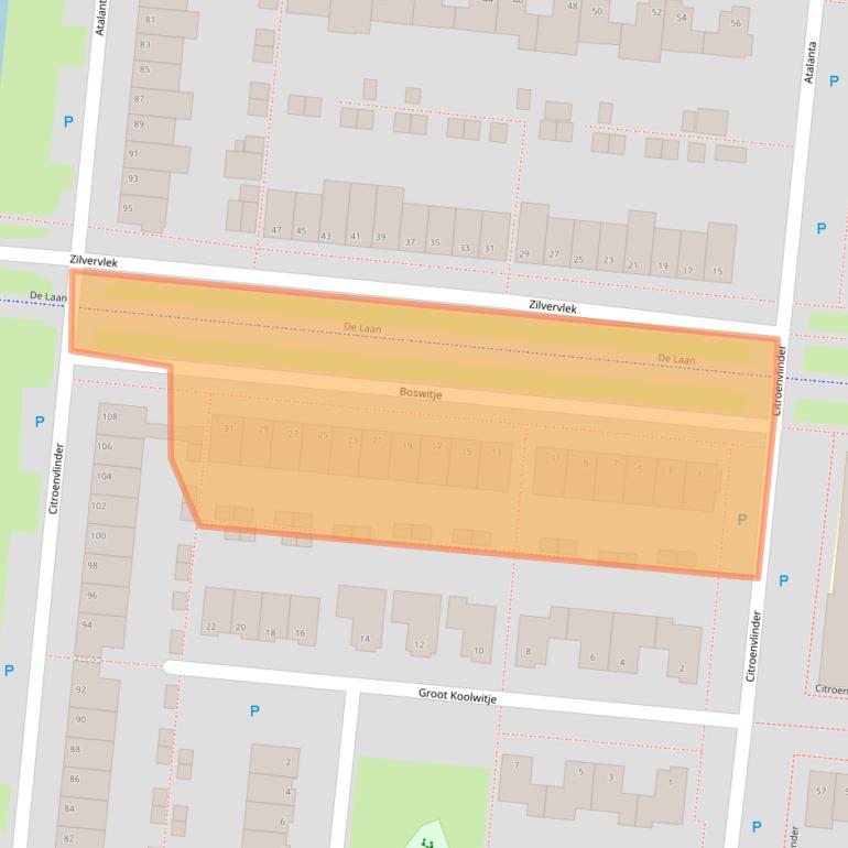 Kaart van postcodegebied 7908VP.