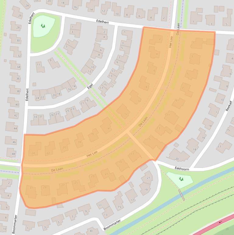 Kaart van postcodegebied 7908XD.