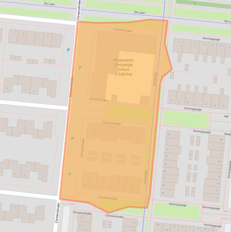 Kaart van postcodegebied 7908XN.