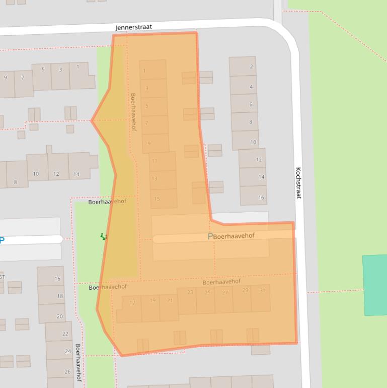 Kaart van postcodegebied 7909AG.