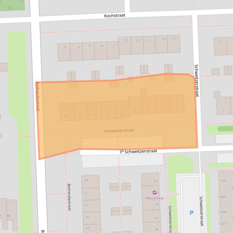 Kaart van postcodegebied 7909AW.