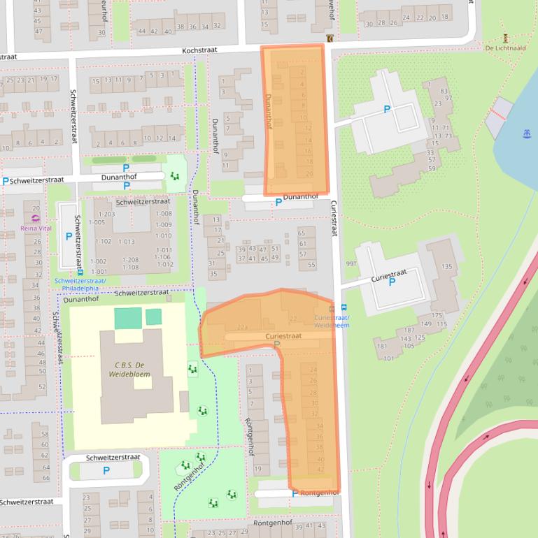 Kaart van postcodegebied 7909BT.
