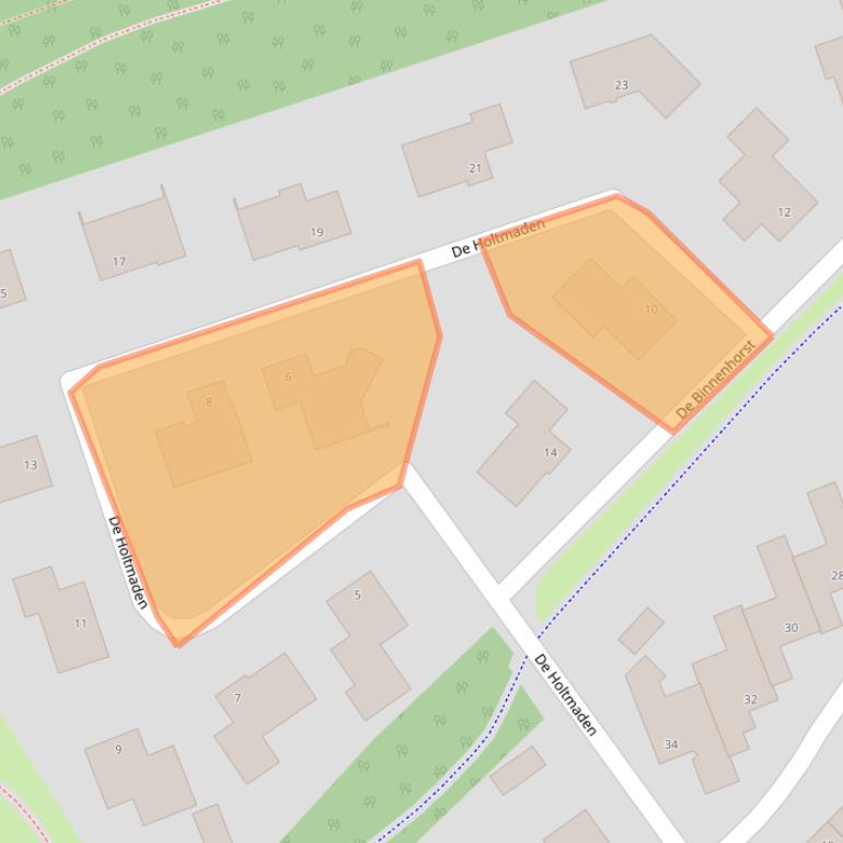 Kaart van postcodegebied 7909CL.