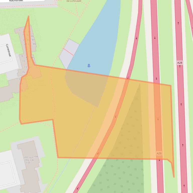 Kaart van postcodegebied 7909GB.