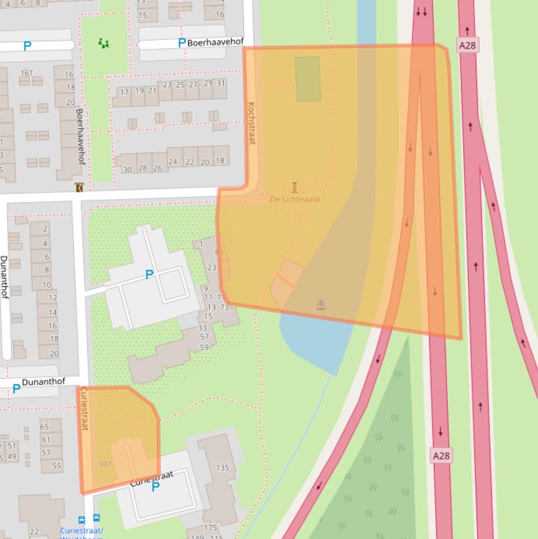 Kaart van postcodegebied 7909GC.