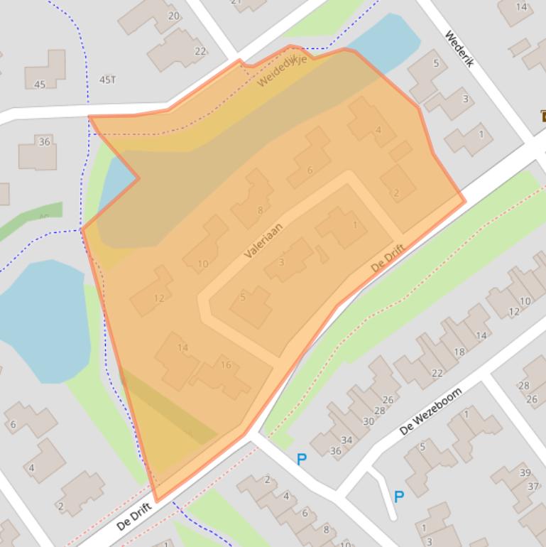 Kaart van postcodegebied 7909HC.