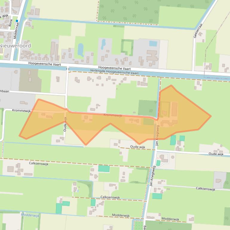 Kaart van postcodegebied 7911TE.