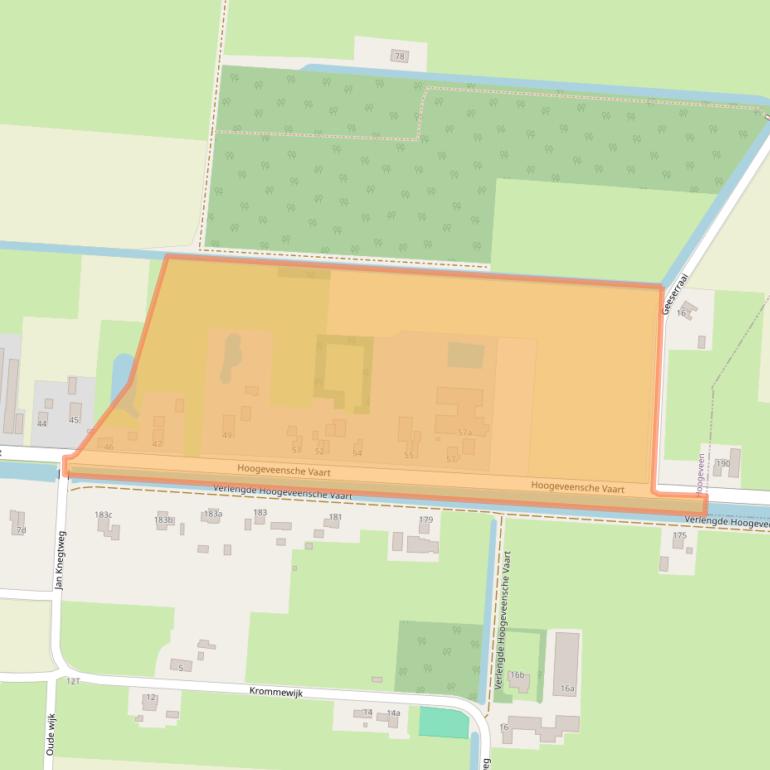 Kaart van postcodegebied 7912TD.