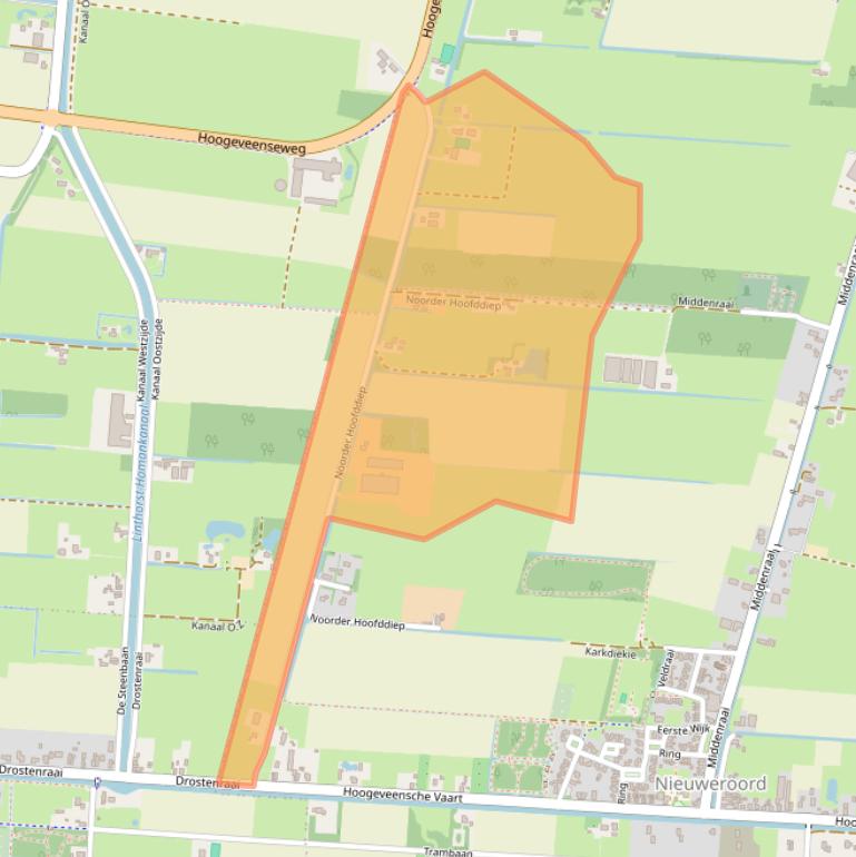 Kaart van postcodegebied 7912TP.