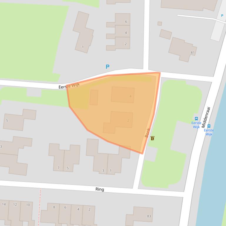 Kaart van postcodegebied 7912VB.