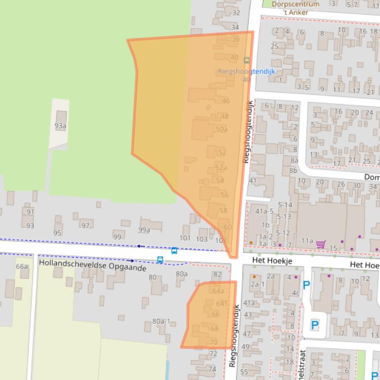 Kaart van postcodegebied 7913AB.