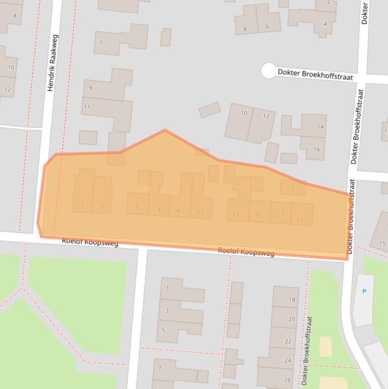 Kaart van postcodegebied 7913AR.