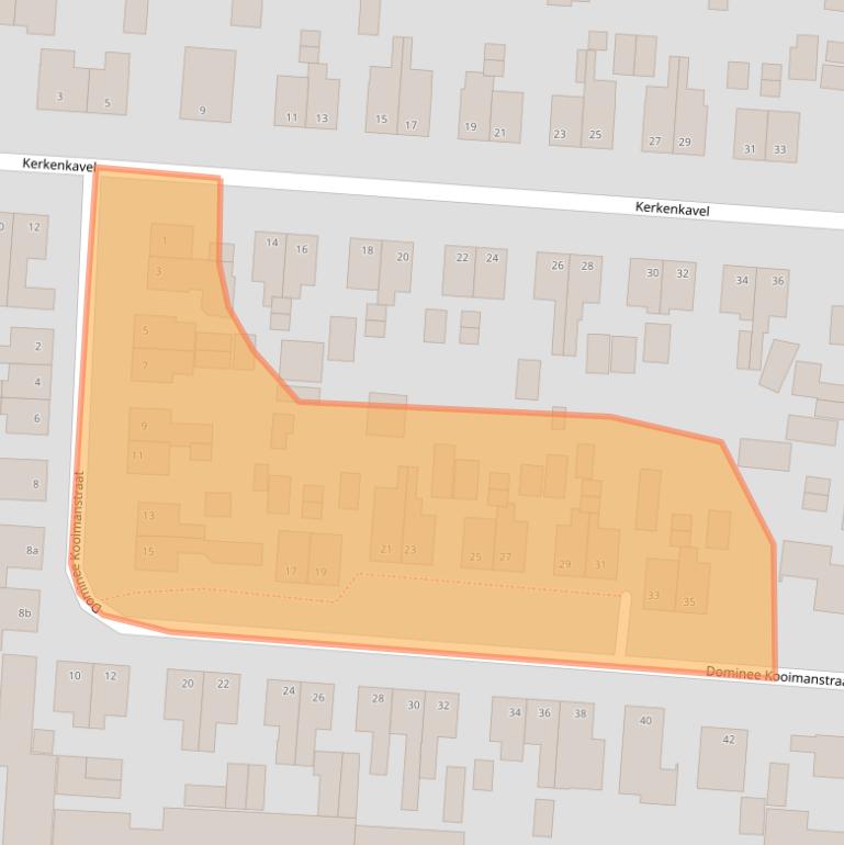 Kaart van postcodegebied 7913AW.