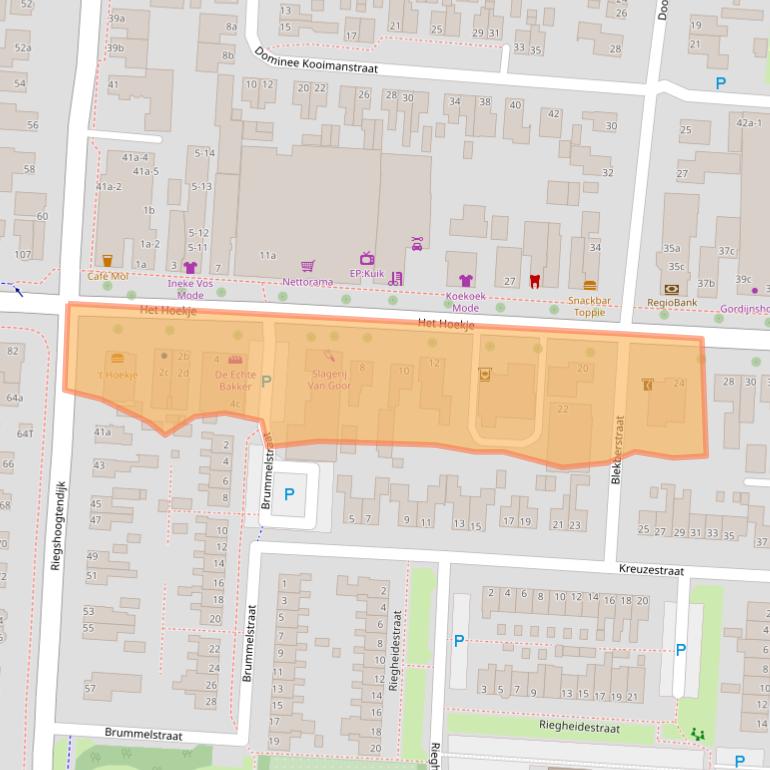 Kaart van postcodegebied 7913BC.